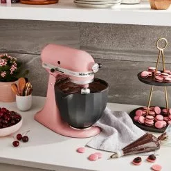 KitchenAid 5-Quart Black Shell Patterned Ceramic Bowl | Fits 4.5-Quart & 5-Quart KitchenAid Tilt-Head Stand Mixers -Frying, Grilling & Cooking Shop ksm2cb5pbs 4