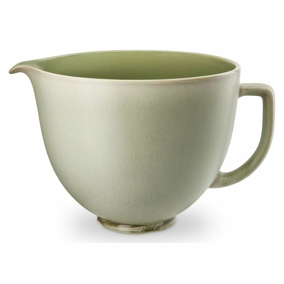 KitchenAid 5-Quart Sage Leaf Patterned Ceramic Bowl | Fits 4.5-Quart & 5-Quart KitchenAid Tilt-Head Stand Mixers 5 KitchenAid 5-Quart Sage Leaf Patterned Ceramic Bowl | Fits 4.5-Quart & 5-Quart KitchenAid Tilt-Head Stand Mixers - Image 3
