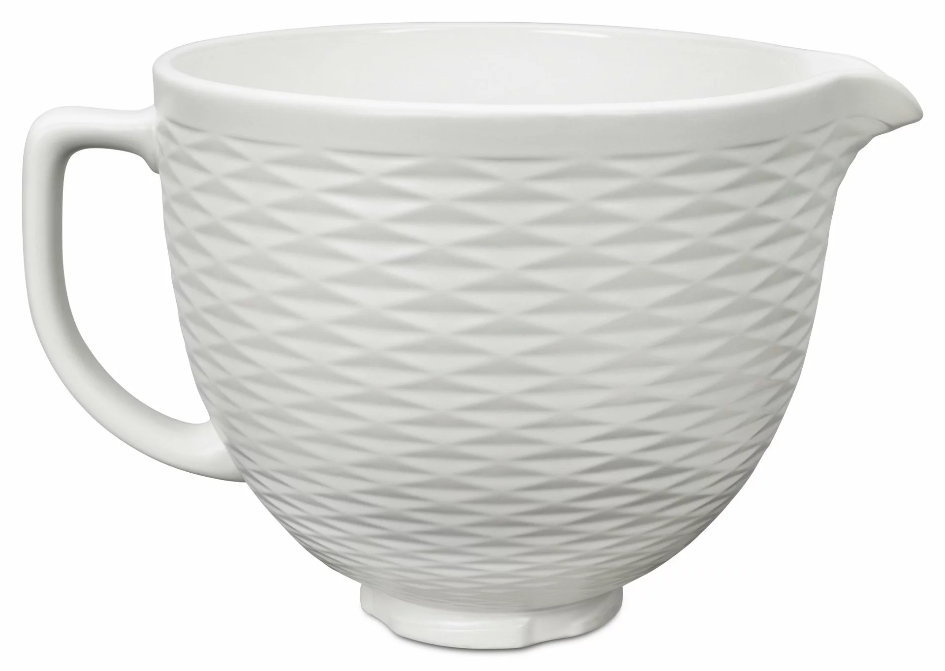 KitchenAid 5-Quart White Chocolate Textured Ceramic Bowl | Fits 4.5-Quart & 5-Quart KitchenAid Tilt-Head Stand Mixers 3 KitchenAid 5-Quart White Chocolate Textured Ceramic Bowl | Fits 4.5-Quart & 5-Quart KitchenAid Tilt-Head Stand Mixers