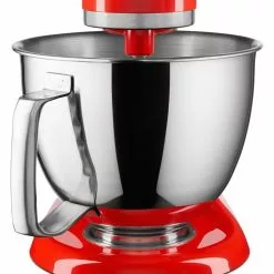 KitchenAid 3.5-Quart Flared Polished Stainless Steel Bowl + Flex Edge Beater | Fits 3.5-Quart KitchenAid Artisan Mini Tilt-Head Stand Mixers -Frying, Grilling & Cooking Shop ksm35ssfp kitchenaid 3.5 quart flared stainless steel bowl 1
