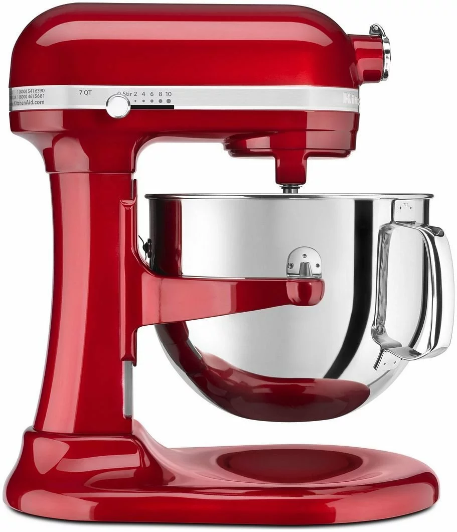 KitchenAid 7-Quart Pro Line Bowl-Lift Stand Mixer | Candy Apple Red + Flex Edge Beater 4 KitchenAid 7-Quart Pro Line Bowl-Lift Stand Mixer | Candy Apple Red + Flex Edge Beater - Image 2