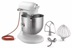 KitchenAid Commercial 8-Quart Stand Mixer | White -Frying, Grilling & Cooking Shop ksm8990wh kitchenaid commercial mixer white
