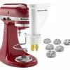 KitchenAid Gourmet Pasta Press Attachment (Bucatini, Rigatoni, Spaghetti, Fusilli, Large & Small Macaroni) -Frying, Grilling & Cooking Shop ksmpexta kitchen aid gourmet pasta press