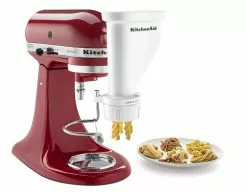 KitchenAid Gourmet Pasta Press Attachment (Bucatini, Rigatoni, Spaghetti, Fusilli, Large & Small Macaroni) -Frying, Grilling & Cooking Shop ksmpexta kitchenaid pasta press