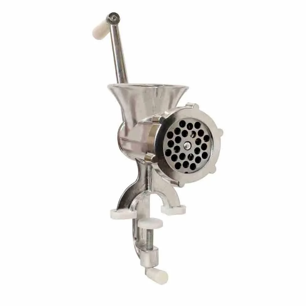 LEM #10 Aluminum Clamp-On Manual Meat Grinder 3 LEM #10 Aluminum Clamp-On Manual Meat Grinder