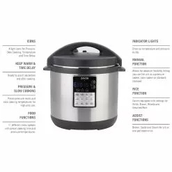 Zavor LUX™ Edge Multi-Cooker | 8 Qt. -Frying, Grilling & Cooking Shop lux edge mc packaging info image 1
