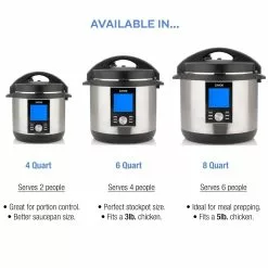 Zavor LUX™ LCD Multi-Cooker | 8 Qt. -Frying, Grilling & Cooking Shop lux lcd sizes 1