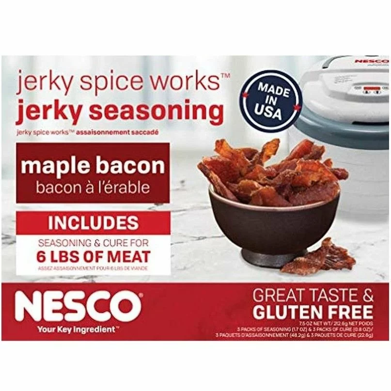 Nesco / American Harvest NESCO Jerky Seasoning | Maple Bacon (3 Pack) 3 Nesco / American Harvest NESCO Jerky Seasoning | Maple Bacon (3 Pack)