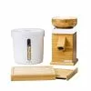 NutriMill Harvest Grain Mill | Powder Sugar White + Cutting Board & Canister Bundle -Frying, Grilling & Cooking Shop oip uzlq