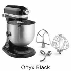 KitchenAid Commercial KitchenAid 8 Quart Commercial Stand Mixer (NSF Certified) | Multiple Colors Available -Frying, Grilling & Cooking Shop onyx black ksm8990ob 1
