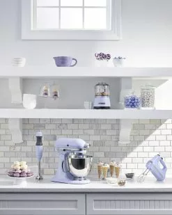 KitchenAid 5-Quart Artisan Tilt-Head Stand Mixer | Lavender Cream -Frying, Grilling & Cooking Shop p140083 1z