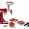 KitchenAid Metal Food Grinder Attachment -Frying, Grilling & Cooking Shop p180001 3z