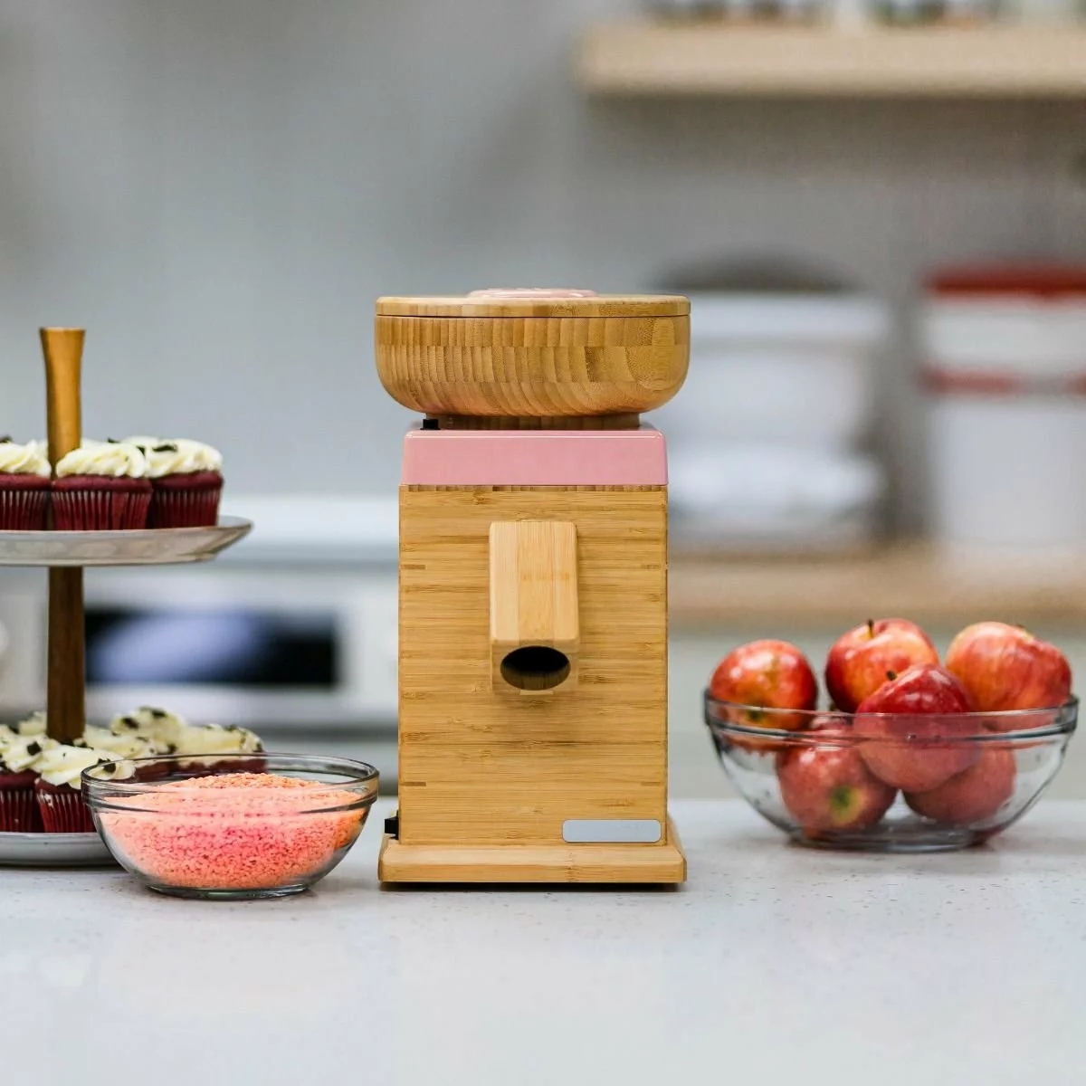 NutriMill Harvest Grain Mill | Pink 4 NutriMill Harvest Grain Mill | Pink - Image 2