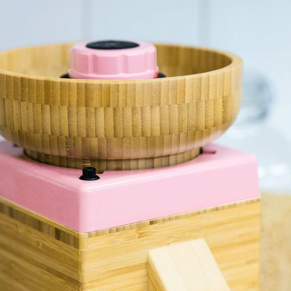 NutriMill Harvest Grain Mill | Pink + Cutting Board & Canister Bundle 12 NutriMill Harvest Grain Mill | Pink + Cutting Board & Canister Bundle - Image 10