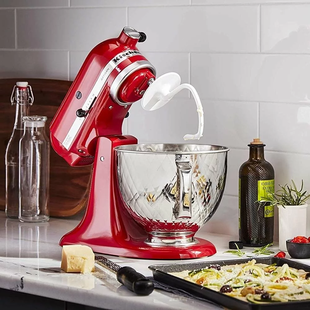 KitchenAid 5-Quart Quilted Stainless Steel Bowl + Flex Edge Beater | Fits 4.5-Quart & 5-Quart KitchenAid Tilt-Head Stand Mixers 6 KitchenAid 5-Quart Quilted Stainless Steel Bowl + Flex Edge Beater | Fits 4.5-Quart & 5-Quart KitchenAid Tilt-Head Stand Mixers - Image 4