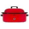 Nesco / American Harvest Nesco 18-Quart Roaster | Red -Frying, Grilling & Cooking Shop red mwr front view