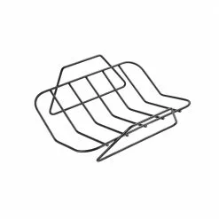 Le Creuset Stainless Steel Roasting Pan With Nonstick Rack -Frying, Grilling & Cooking Shop rs7928 small rack angle