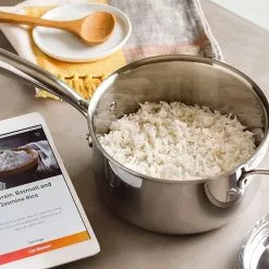 Hestan Cue 3.5 Qt Sauce Pot + Induction Cooktop -Frying, Grilling & Cooking Shop saucepot2 2