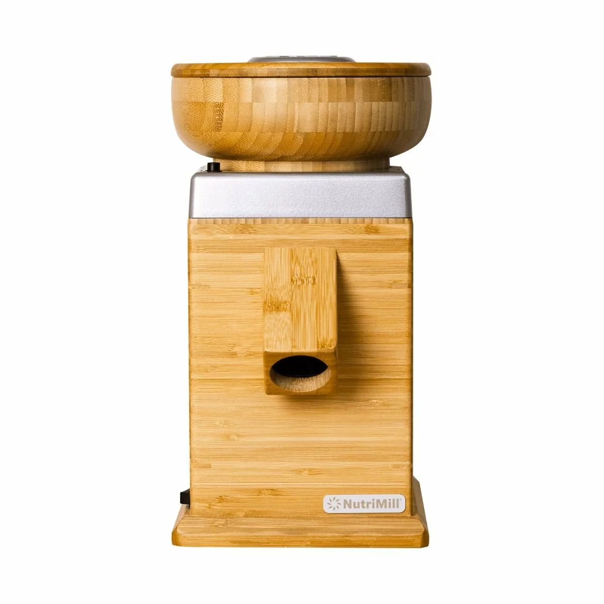 NutriMill Harvest Grain Mill | Silver + Cutting Board & Canister Bundle 4 NutriMill Harvest Grain Mill | Silver + Cutting Board & Canister Bundle - Image 2