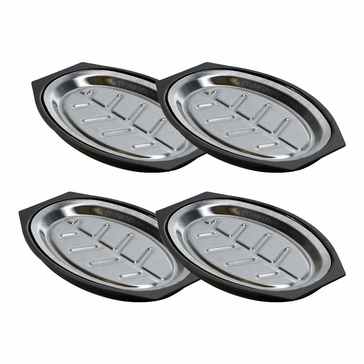 Nordic Ware Sizzling Steak Servers | Set Of 4 3 Nordic Ware Sizzling Steak Servers | Set Of 4