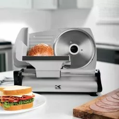 Kalorik Professional Style Food Slicer | Silver -Frying, Grilling & Cooking Shop slice1