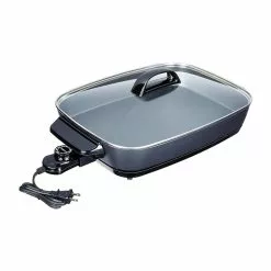 Presto® Electric Slimline™ Skillet With Glass Cover | 16" -Frying, Grilling & Cooking Shop slimline3
