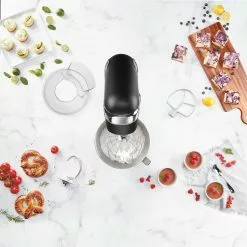 Cuisinart Precision Master 5.5-Quart Stand Mixer | Poppy Seed -Frying, Grilling & Cooking Shop sm50ps ff backpanel layers