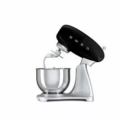 SMEG 5 Qt. Tilt-Head Stand Mixer | Black -Frying, Grilling & Cooking Shop smf01blus black stand mixer 1