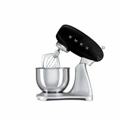 SMEG 5 Qt. Tilt-Head Stand Mixer | Black -Frying, Grilling & Cooking Shop smf01blus stand mixer in black by smeg 1