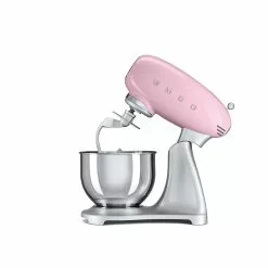 SMEG 5 Qt. Tilt-Head Stand Mixer | Pink -Frying, Grilling & Cooking Shop smf01pkus smeg mixer in pink dough hook 1