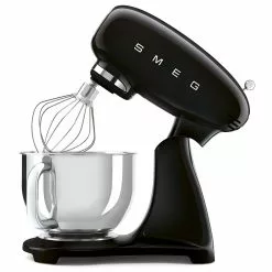 SMEG Full-Color 5 Qt. Tilt-Head Stand Mixer | Black -Frying, Grilling & Cooking Shop smf03blus 50