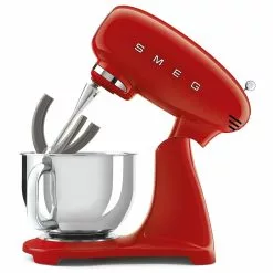 SMEG Full-Color 5 Qt. Tilt-Head Stand Mixer | Red -Frying, Grilling & Cooking Shop smf03rdus 51