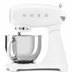 SMEG Full-Color 5 Qt. Tilt-Head Stand Mixer | White