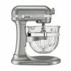 KitchenAid 6-Quart Pro 6500 Design Series Bowl-Lift Stand Mixer | Sugar Pearl Silver -Frying, Grilling & Cooking Shop sugar pearl ksm6521xsr 1 1