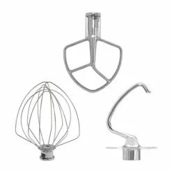 KitchenAid 5-Quart Stainless Steel Bowl + Stainless Steel Pastry Beater Accessory Pack | Fits 5-Quart KitchenAid Tilt-Head Stand Mixers -Frying, Grilling & Cooking Shop untitled 1 2