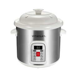 VitaClay Smart 6-In-1 Crock & Stock Pot - Stoneware (6.5 Qt)