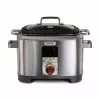 Wolf Gourmet 7-Quart Multi-Function Cooker | Red Knobs -Frying, Grilling & Cooking Shop wgsc100s wolf gourmet multi function cooker 7 qt 2