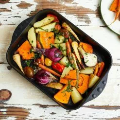 Swiss Diamond | XD Roasting Pan - 12.5" X 10" (4.8 Quart) -Frying, Grilling & Cooking Shop xd63225 v6